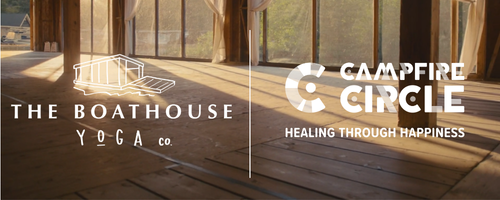 boathouse yoga for campfire circle