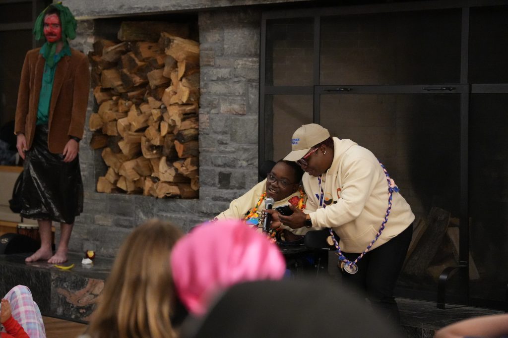 ethan performing at campfire