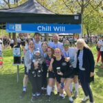 team chill will tent at sporting life 10k