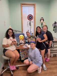 armita and nurses at camp