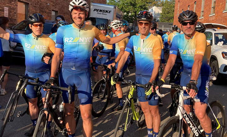 Cyclists embark on five-day journey to NYC