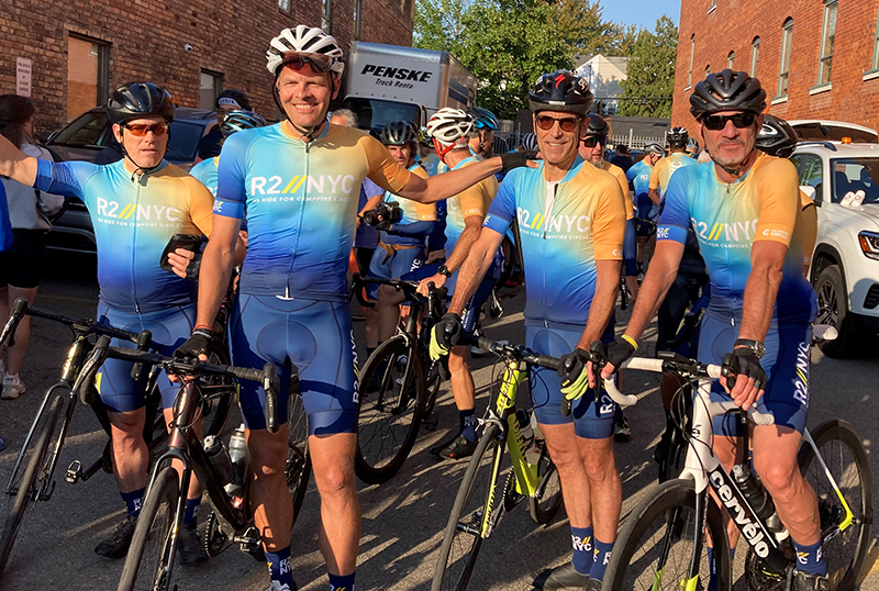 Cyclists embark on five-day journey to NYC